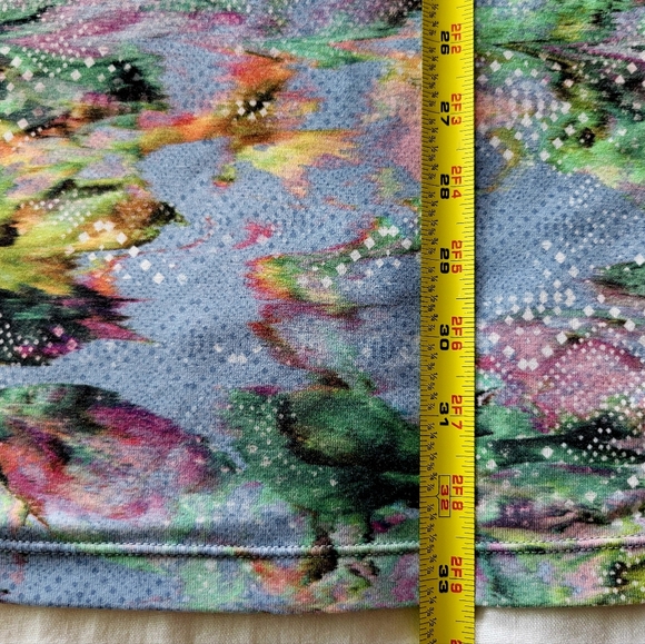 PrAna 'Cantine' Periwinkle Abstract Fractal Sleeveless Activewear Dress, Size XS - Picture 8 of 10